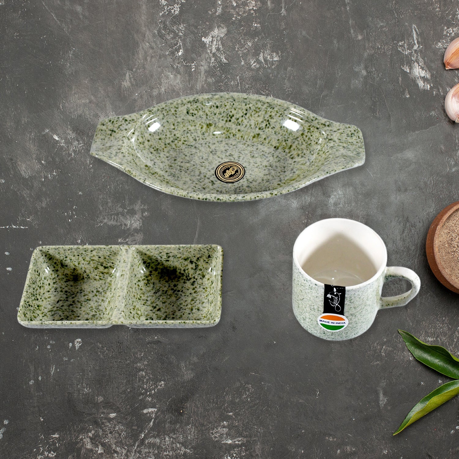 Sunday Funday 6-Piece Tea Set – Platter & Dual Bowl Sunday Funday 6-Piece Tea Set – Platter & Dual Bowl